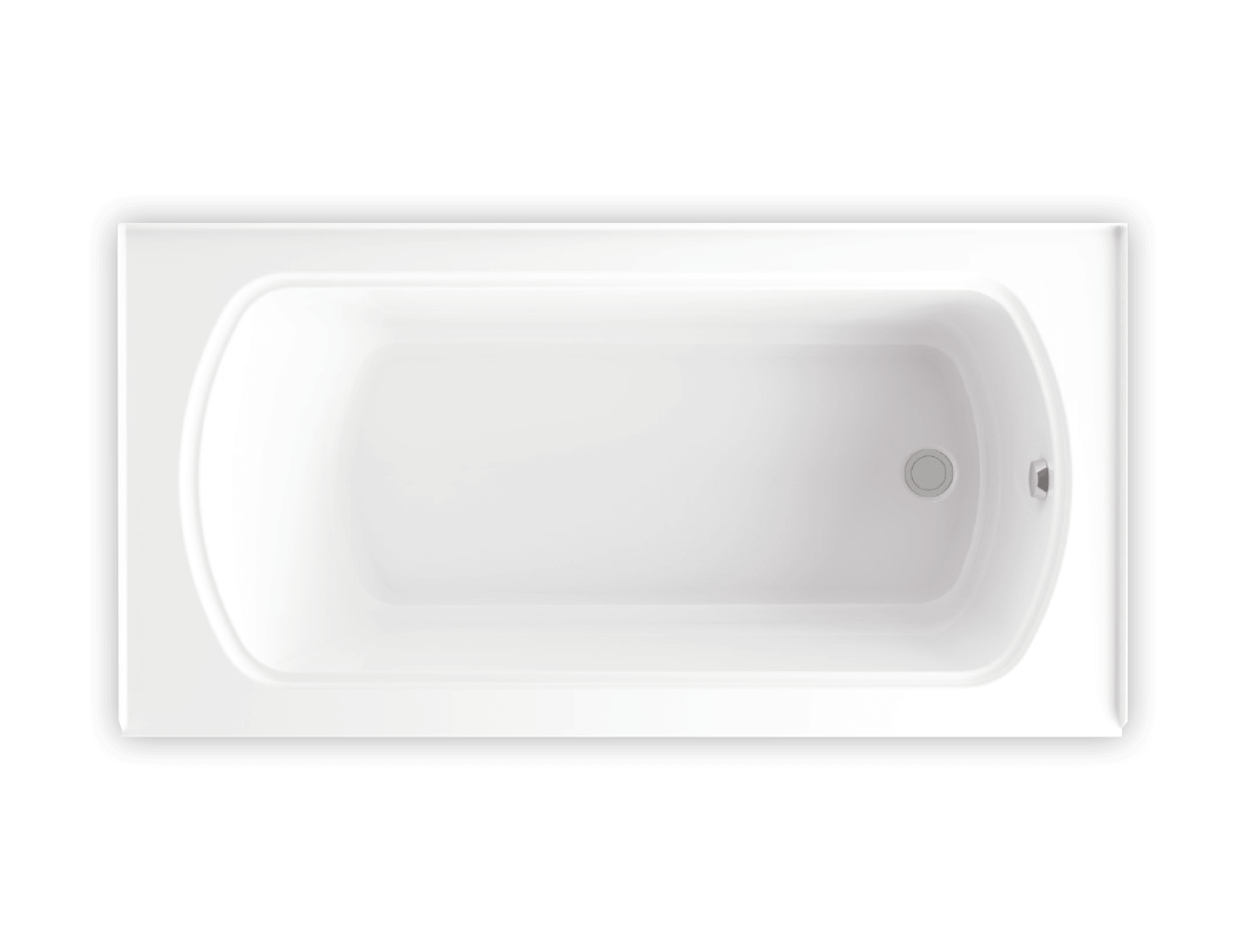 Bainultra Meridian® DUO alcove air jet bathtub for your modern bathroom