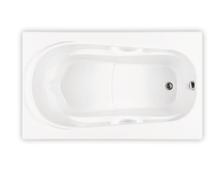 Bainultra Amma® 6036 alcove drop-in air jet bathtub for your master bathroom