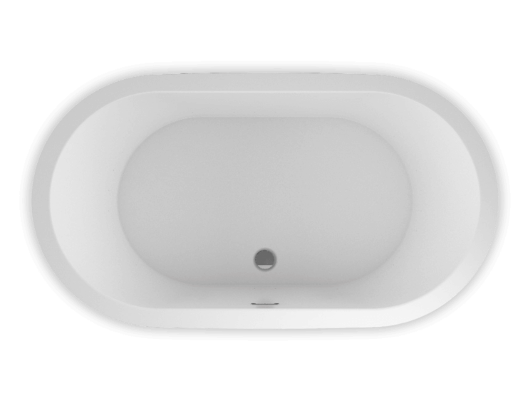 Bainultra Nokori™ Oval 6737 freestanding air jet bathtub for your modern bathroom
