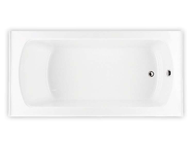 Bainultra Pro-Meridian 55 alcove drop-in air jet bathtub for your modern bathroom